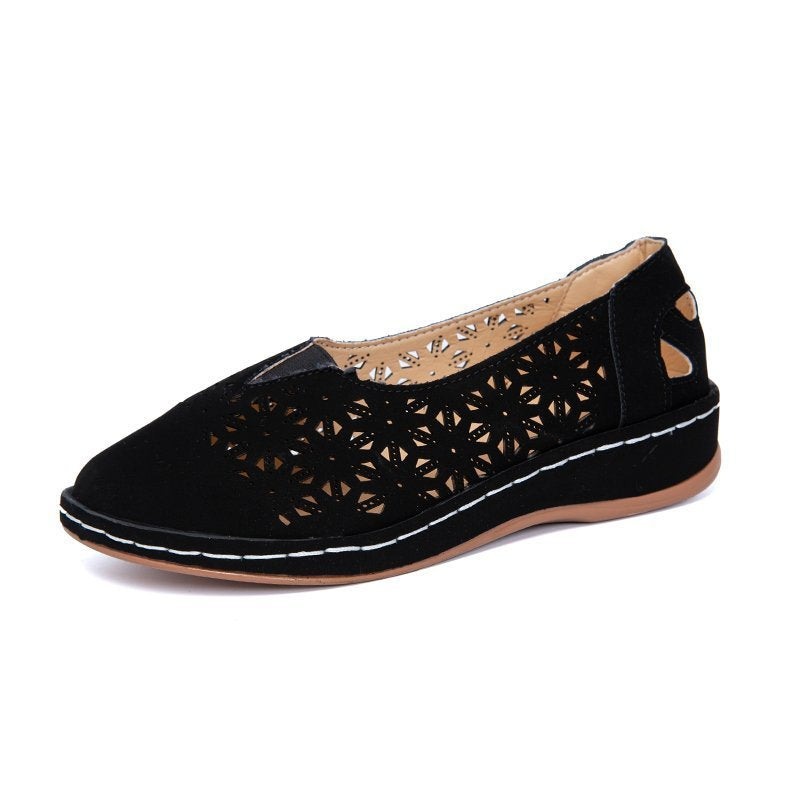 Damen elegante Clogs mit luftigen Schnittmuster und bequemer Sohle Stalluxe
