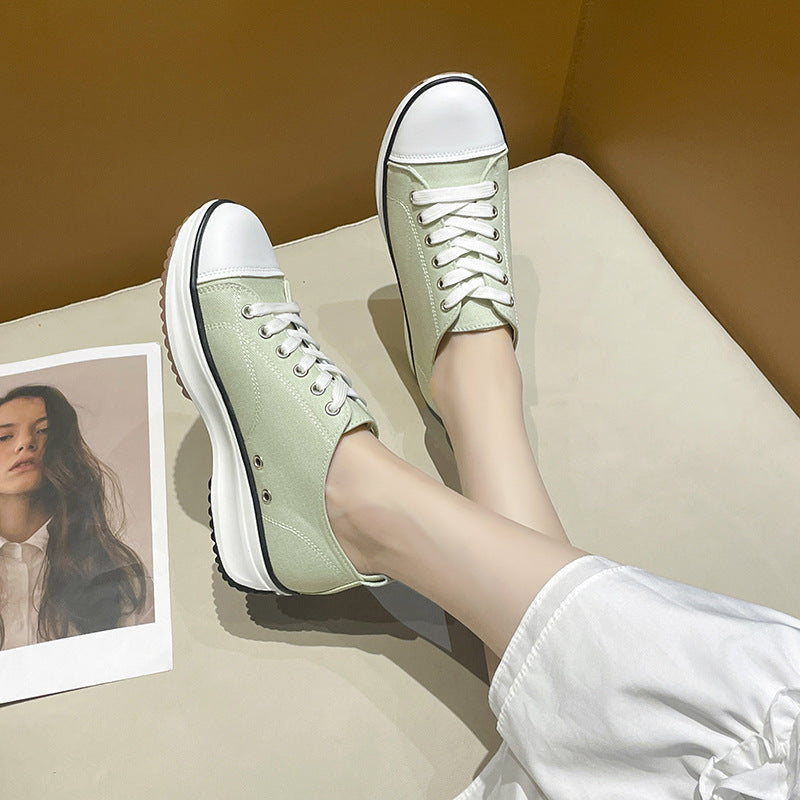Damen Bequeme Sneaker mit eleganter Gummisohle Stalluxe