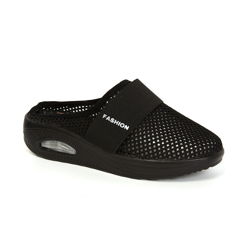 Damen Bequeme Hausschuhe mit atmungsaktivem Mesh-Obermaterial und rutschfester Sohle Stalluxe