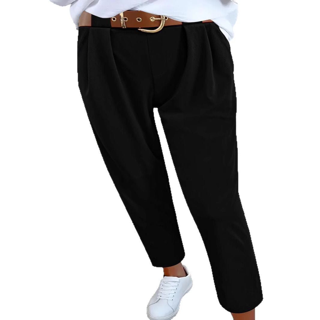 Hoch taillierte Damenhose Stalluxe