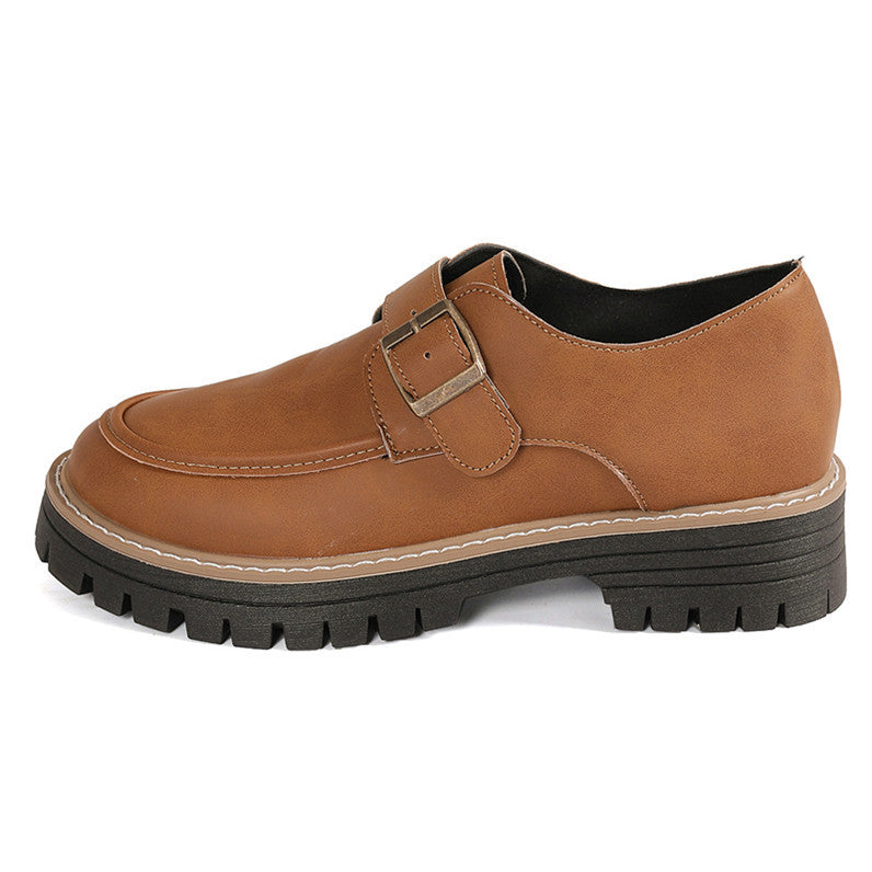 Damen Modische Mokassins mit bequemer Sohle und schnallenverziertem Design Stalluxe