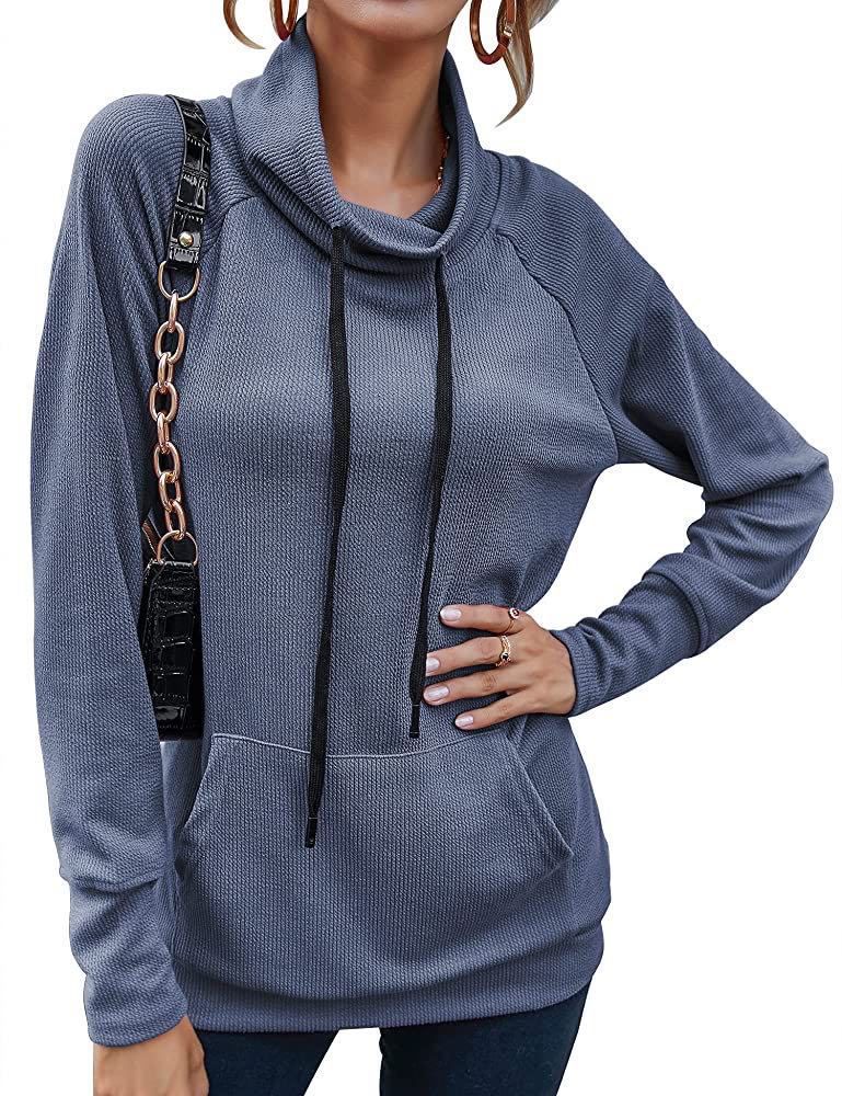 Damen modischer Kapuzensweater mit praktischen Taschen und ergonomischem Schnitt Stalluxe