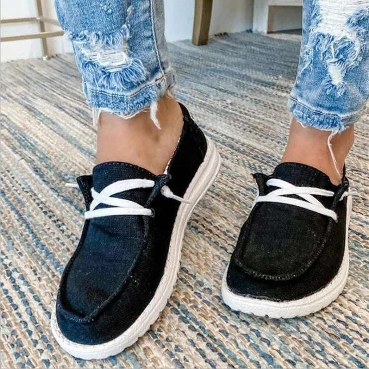 Damen Bequeme Slip-On Schuhe aus leichtem Material Stalluxe