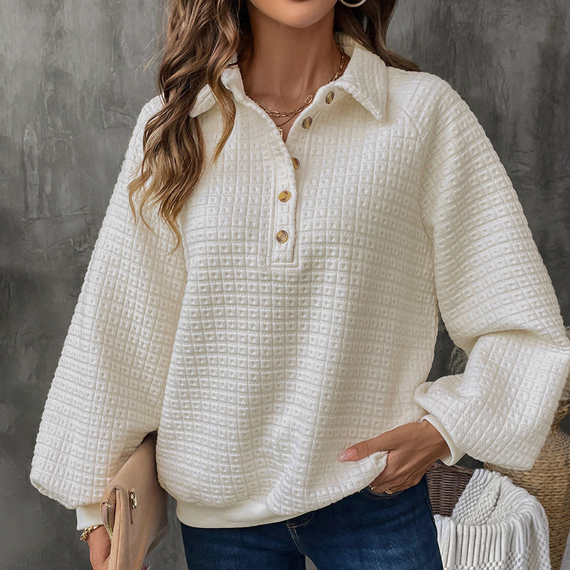 Damen Kuscheliger Waffel-Pullover Stalluxe