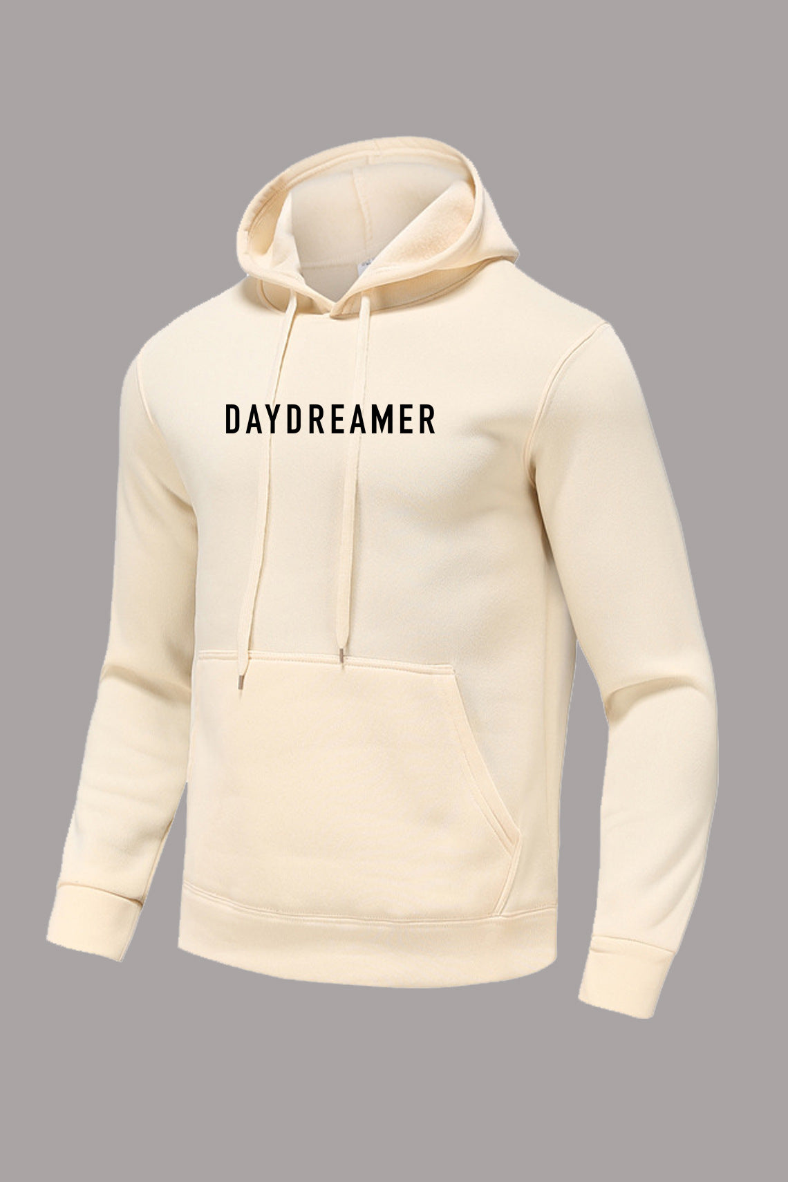 Damen Hoodie mit modernem Schriftzug und praktischer Kängurutasche Stalluxe