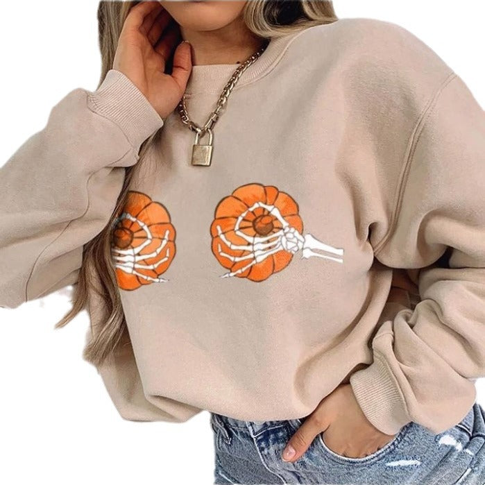 Damen Sweatshirt mit künstlerischem Print Stalluxe