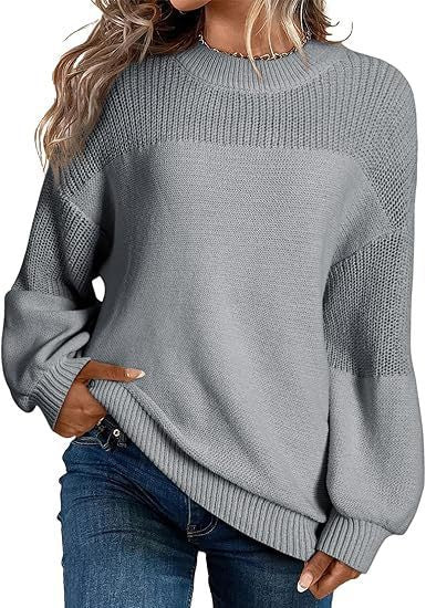 Damen Modischer Strickpullover mit überschnittenen Schultern und lässigem Schnitt Stalluxe