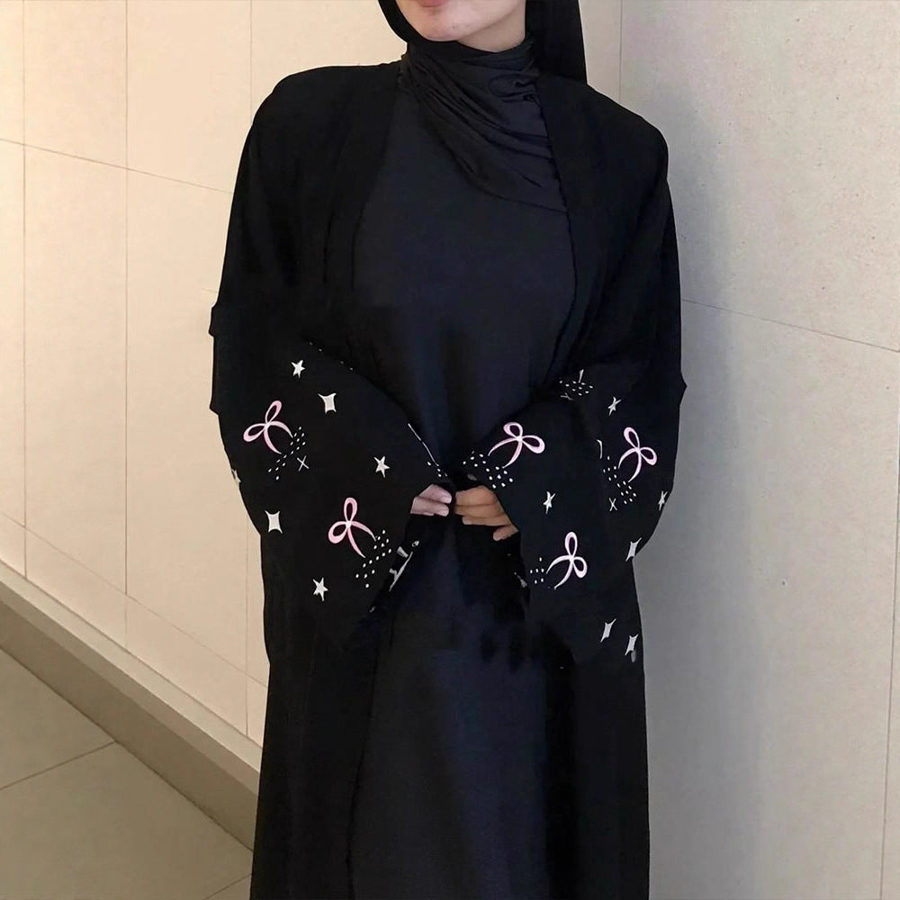 Damen eleganter Kimono-Cardigan mit detailreichen Ärmeln Stalluxe