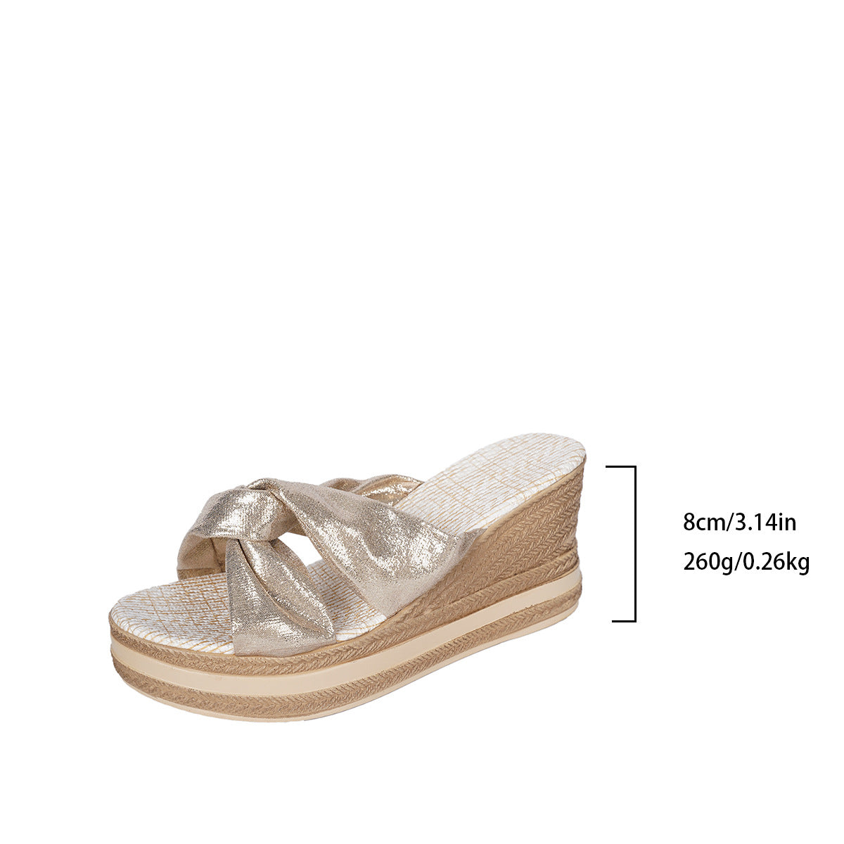 Damen Wedge-Sandalen mit elegantem Design und komfortablem Fußbett Stalluxe