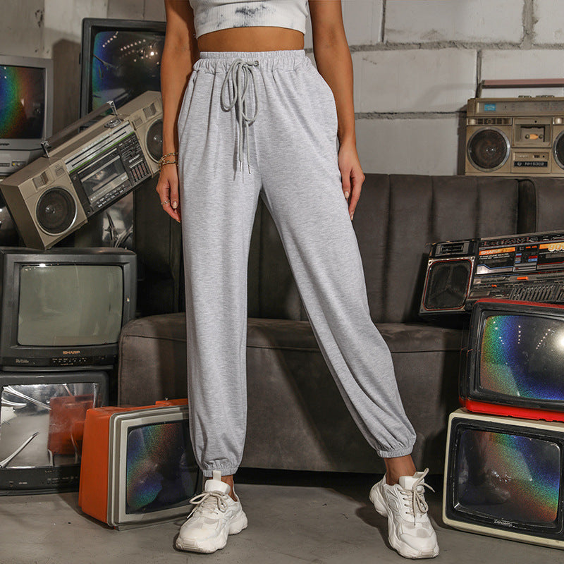 Damen Freizeithose mit Gummibund und seitlichen Eingrifftaschen Stalluxe