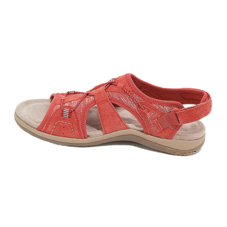 Damen Komfortable Sandalen mit verstellbarem Riemendesign und atmungsaktiver Sohle Stalluxe
