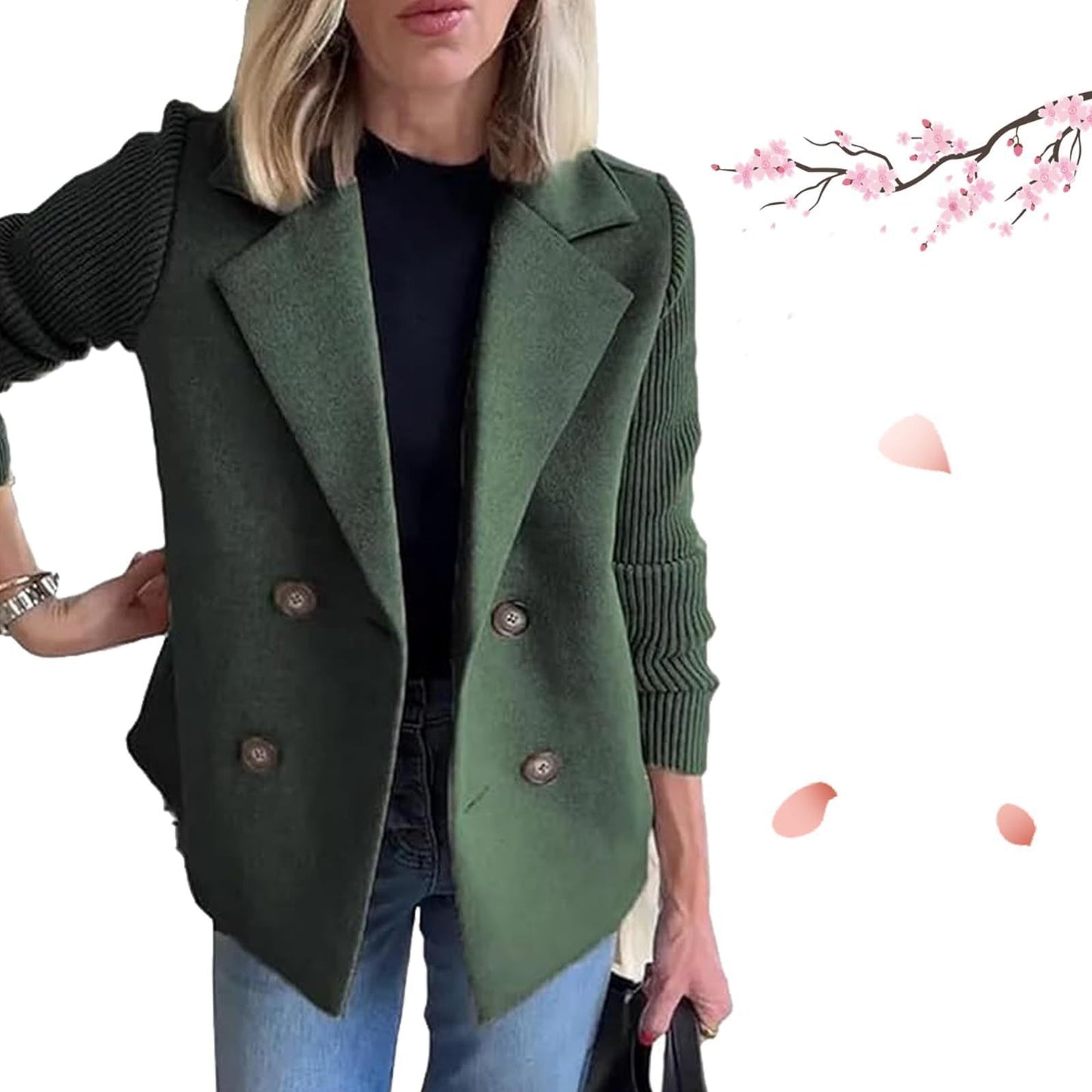 Damen modische Überwurfjacke Stalluxe