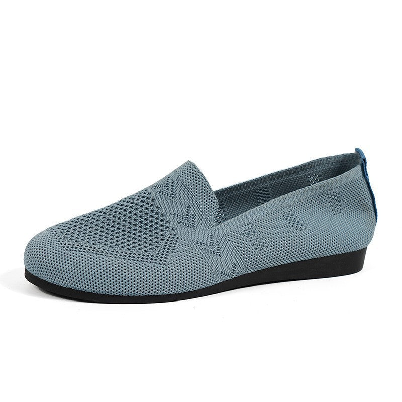 Damen Bequeme Slip-On Ballerinas mit atmungsaktivem Obermaterial Stalluxe
