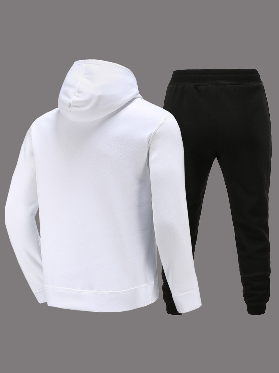 Damen Hoodie und Jogginghose Set mit kreativem Lippenmotiv Stalluxe