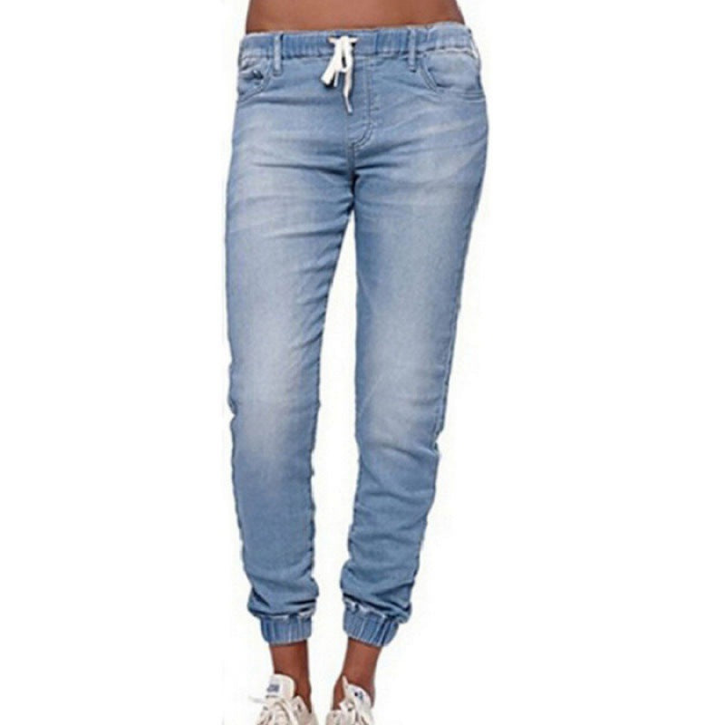 Damen Joggingjeans mit elastischem Bund und praktischen Taschen Stalluxe