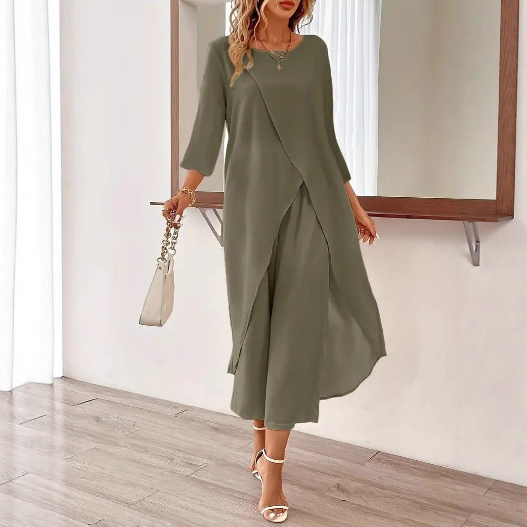 Damen Wickelkleid Stalluxe