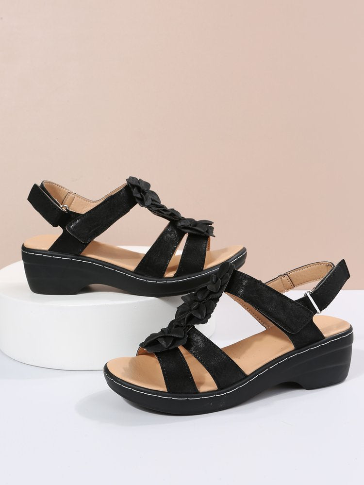 Damen Komfortable Riemensandalen mit modischem Design und verstellbaren Riemen Stalluxe