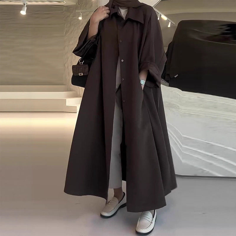 Damen modisches Hemdkleid mit Langarm und eleganter Passform Stalluxe