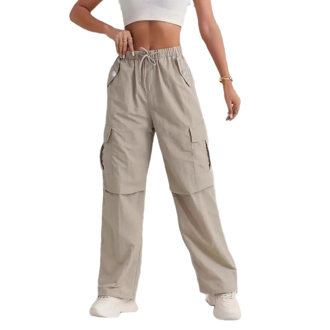 Damen Cargo-Hose mit praktischem Gummizug und modischen Seitentaschen Stalluxe