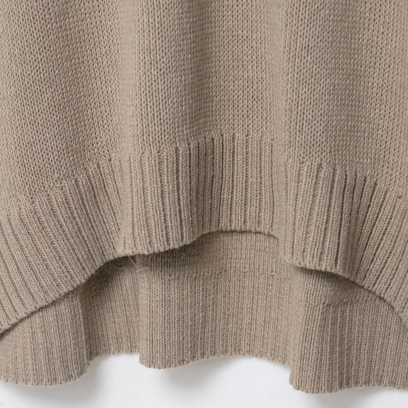 Damen Modischer Strickpullover mit lässigem Schnitt und weitem Saum Stalluxe