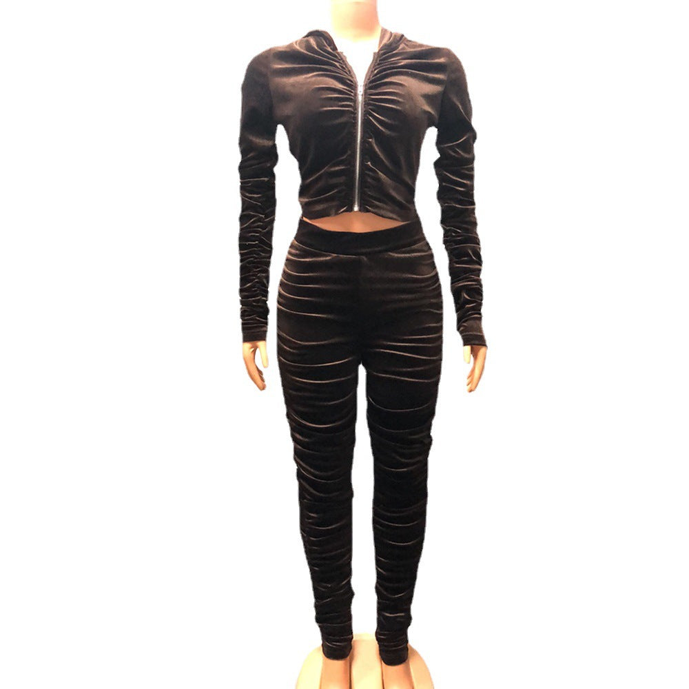 Damen Sportliches Zweiteiliges Set mit figurschmeichelndem Design Stalluxe