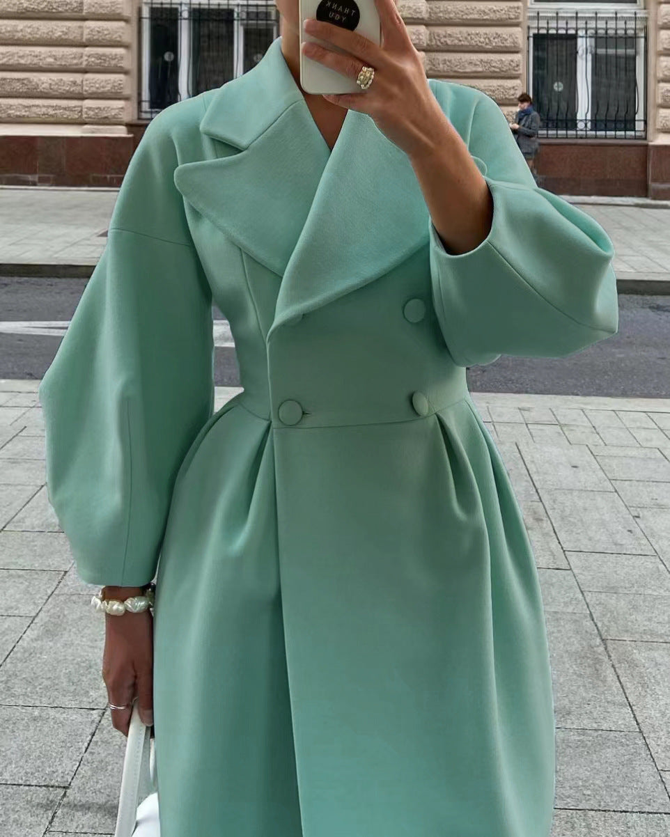 Damen Eleganter und funktioneller Trenchcoat mit seitlichem Schlitz Stalluxe