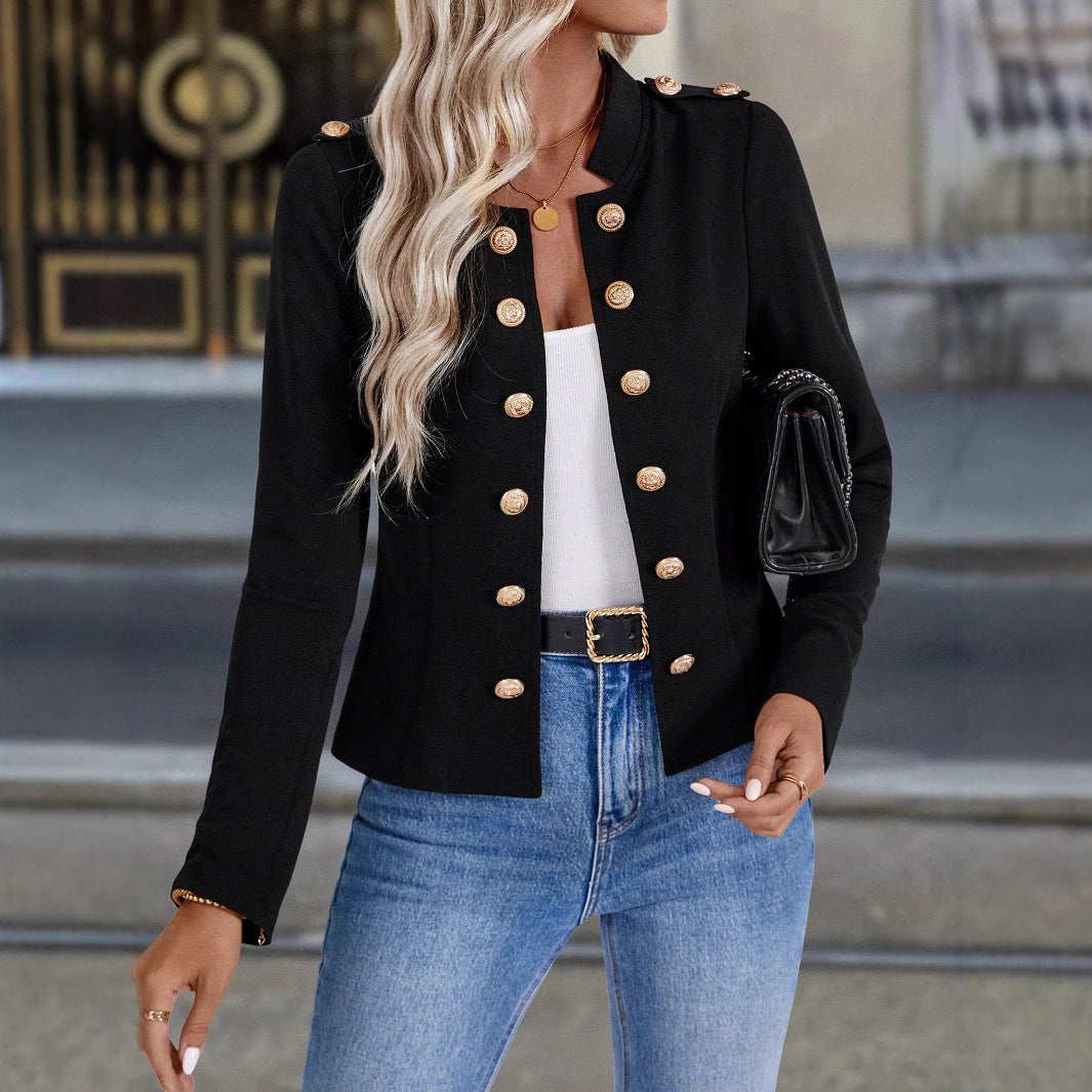 Damen elegante modische Blazerjacke Stalluxe