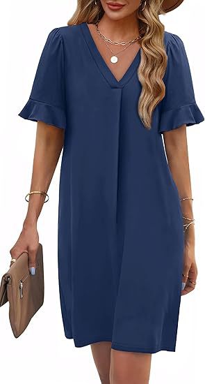 Damen Freizeitleinenkleid Stalluxe