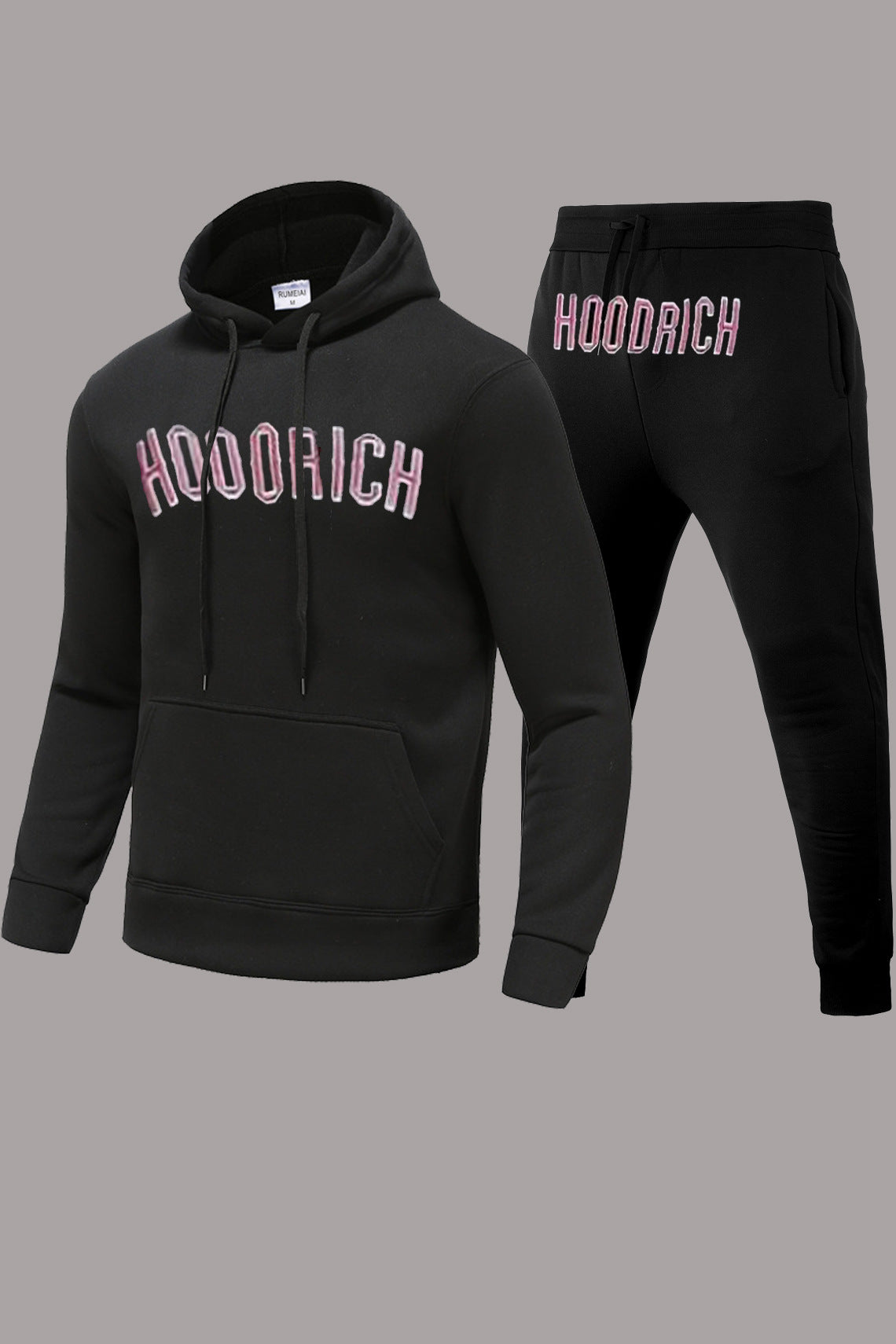 Herren Sportlicher Hoodie und Jogginghose-Set mit modischem Schriftzug Stalluxe