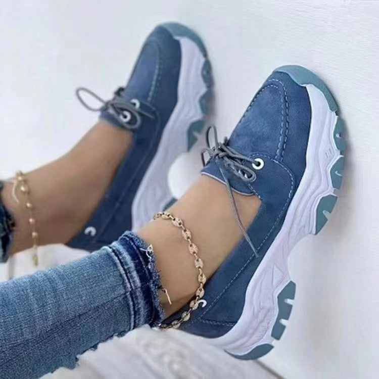 Damen sportliche Lightweight Sneakers mit gepolsterter Sohle Stalluxe