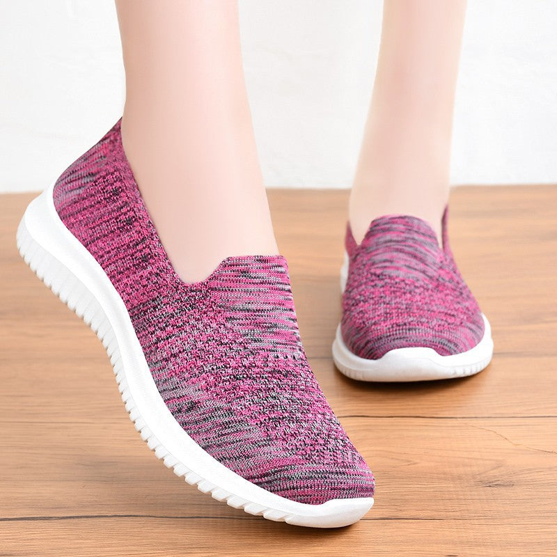 Damen Slip-On Sport-Sneaker mit atmungsaktivem Obermaterial und rutschfester Sohle Stalluxe