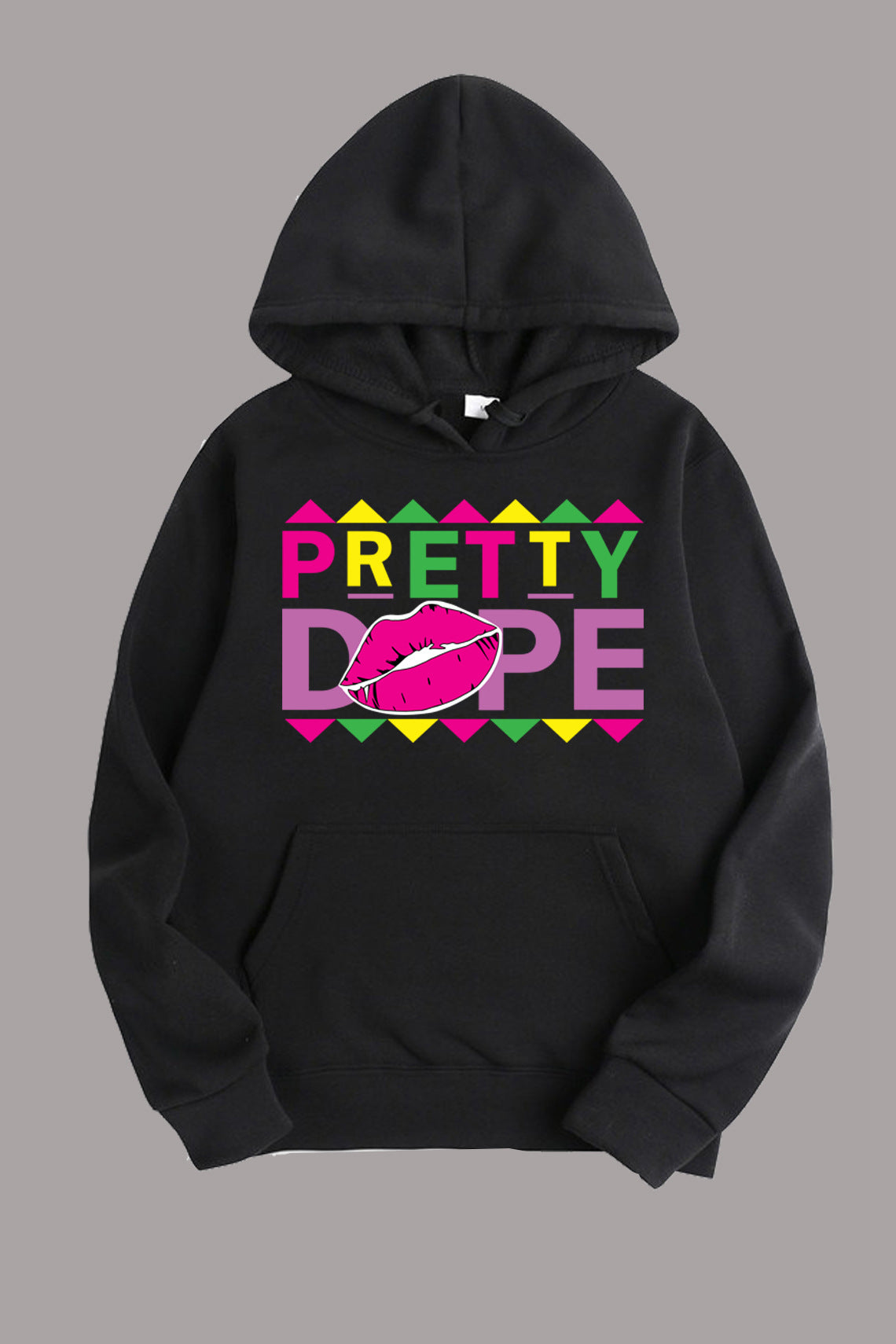 Damen Hoodie mit kreativem Grafikdruck Stalluxe