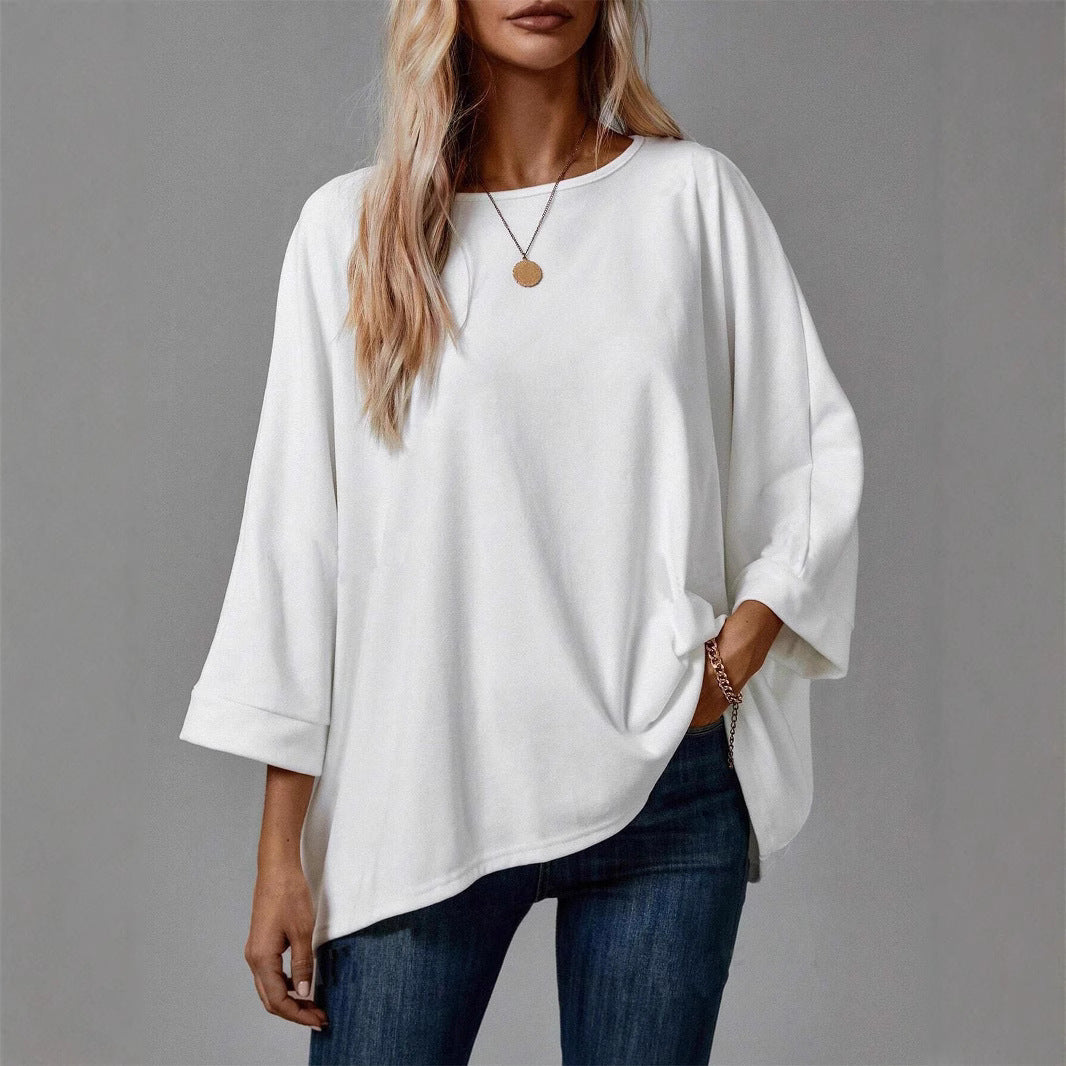 Damen Oversized Sweatshirt mit asymmetrischem Schnitt und intuitivem Tragekomfort Stalluxe