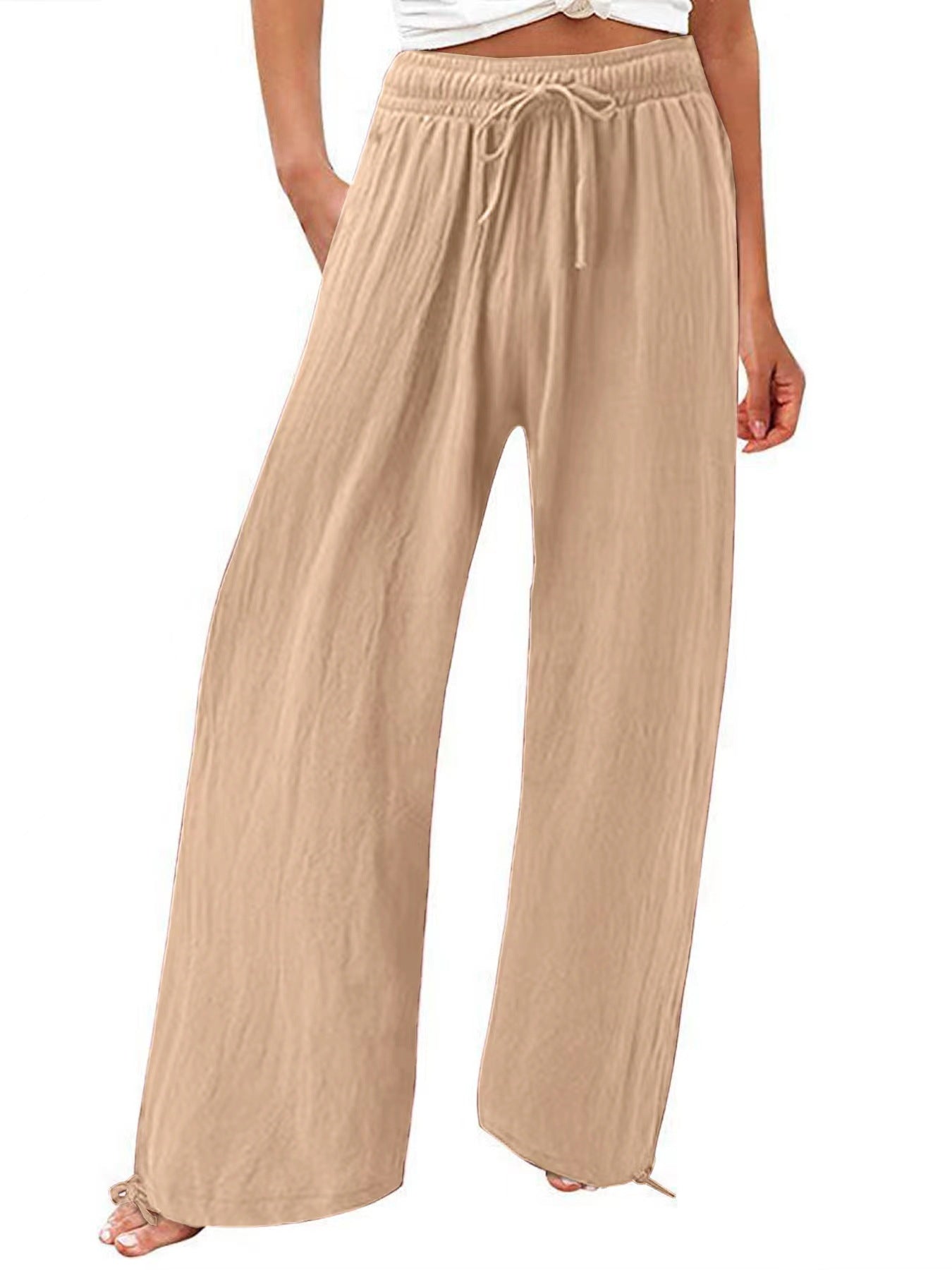 Damenweite und luftig fallende Sommerhose Stalluxe