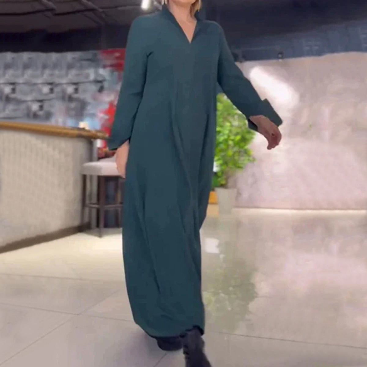 Damen Maxi-Kleid Stalluxe