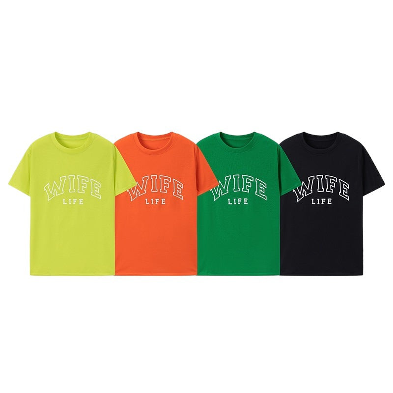 Damen T-Shirt mit auffälligem Schriftzug und lässigem Schnitt Stalluxe