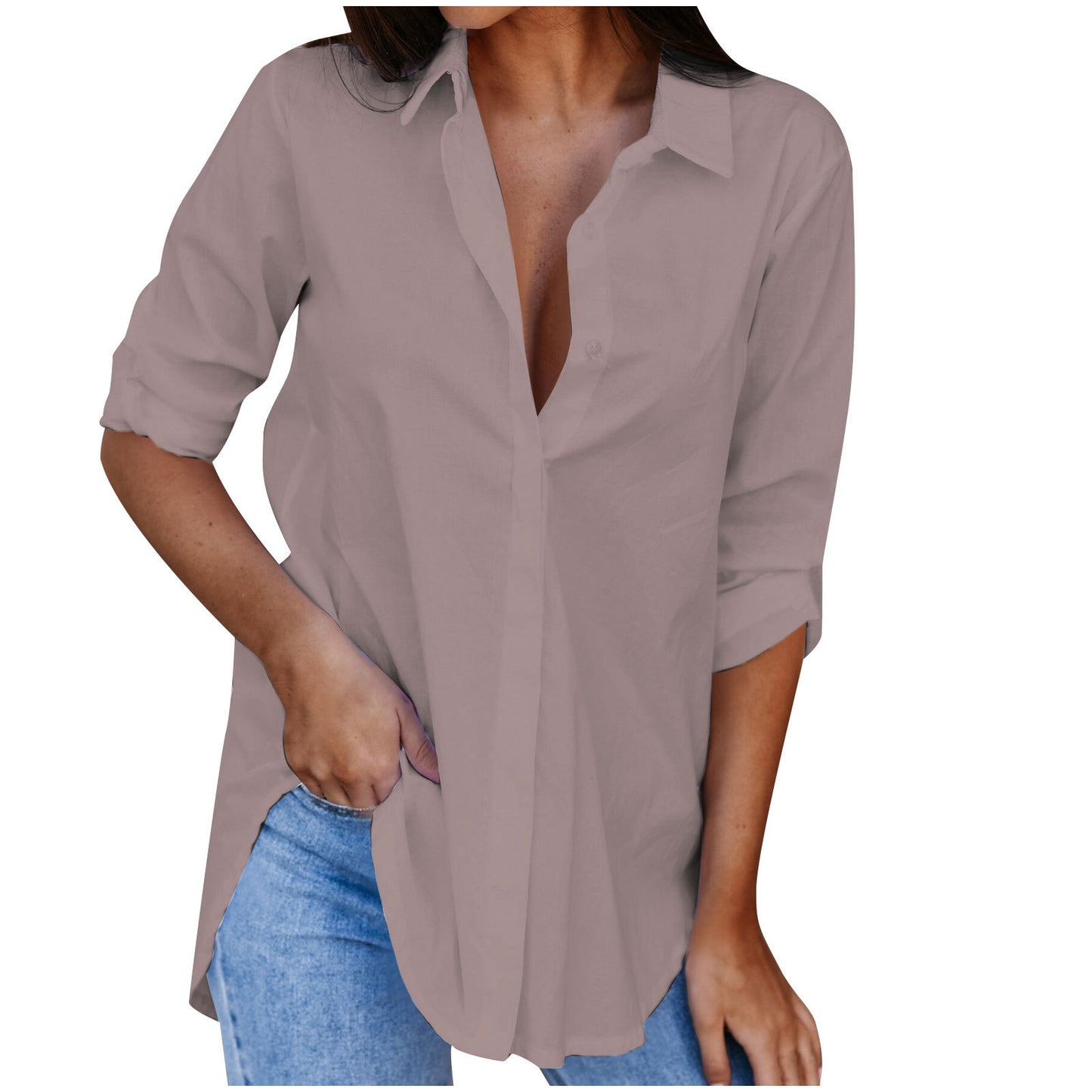 Damen elegante Bluse mit lässigem Schnitt und zeitlosem Design Stalluxe