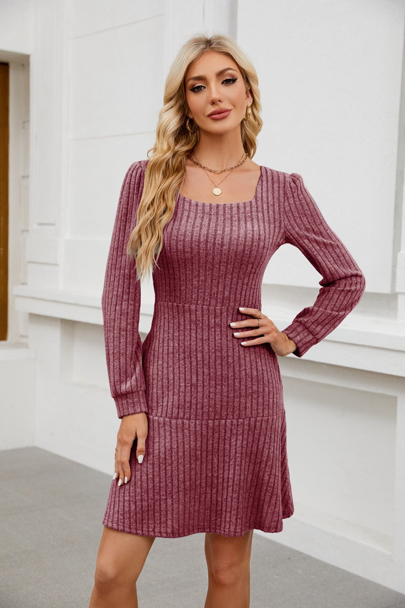 Damen gestricktes Midikleid Stalluxe