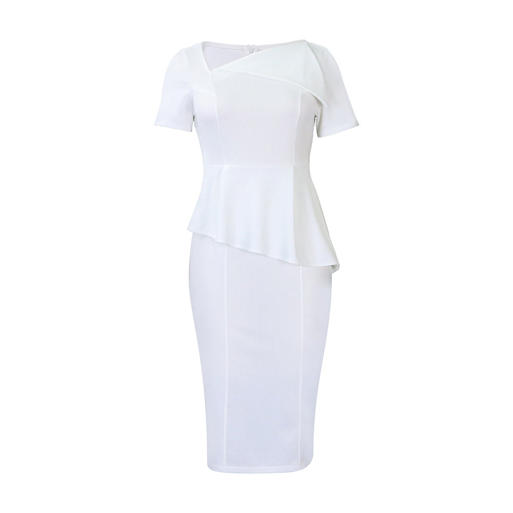 Damen Etuikleid mit Peplum Stalluxe