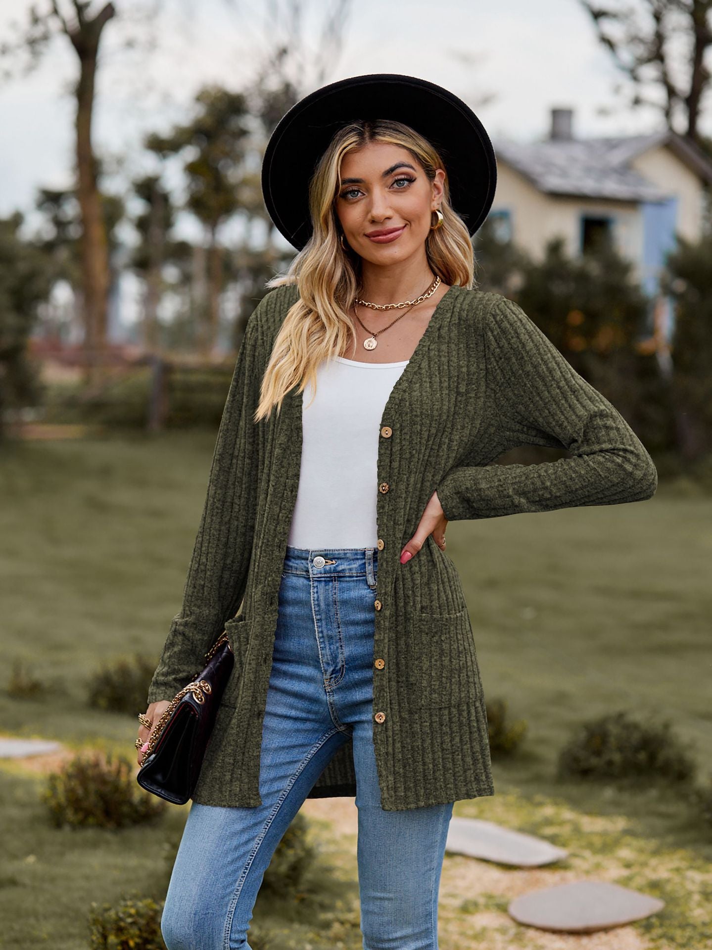 Damen Stricklongcardigan Stalluxe