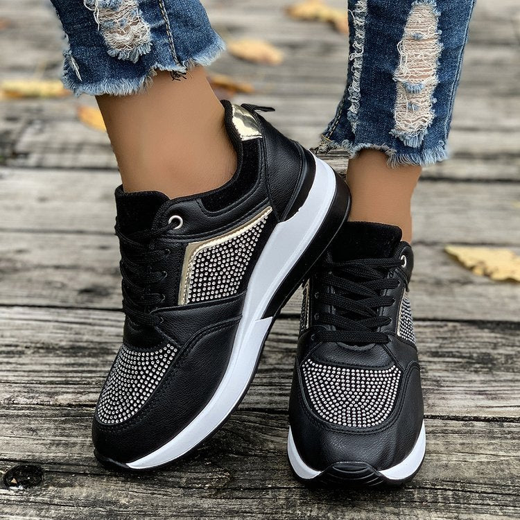 Damen sportliche Sneaker mit atmungsaktiver Mesh-Oberfläche und dämpfender Sohle Stalluxe