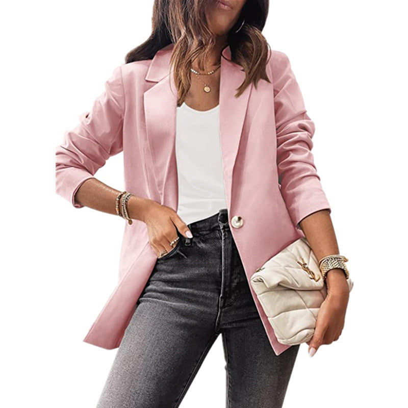 Damen Eleganter Blazer mit außergewöhnlichem Schnitt und praktischen Taschen Stalluxe