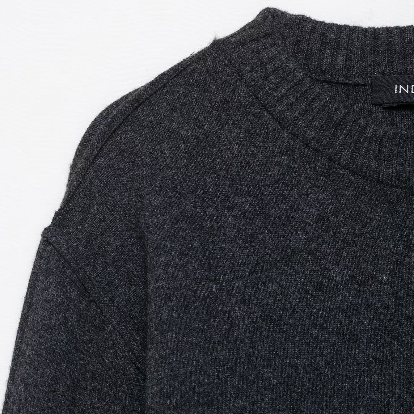 Damen modische Strickjacke mit kontrastierenden Ärmeln und durchgehender Knopfleiste Stalluxe