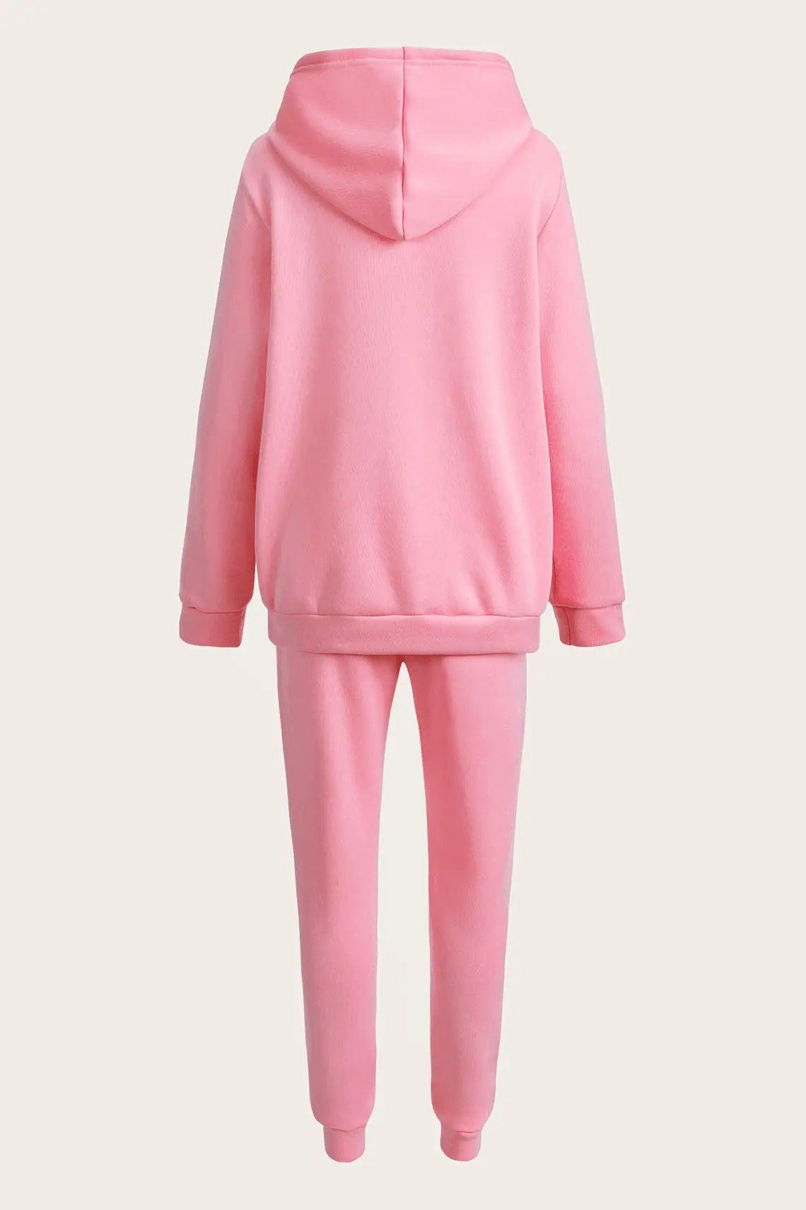 Damen kuscheliges Hoodie- und Jogginghose-Set mit praktischem Kängurutaschen-Design Stalluxe
