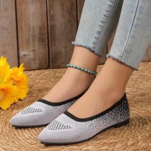Damen Elegante und bequeme Ballerinas mit modischem Obermaterial Stalluxe