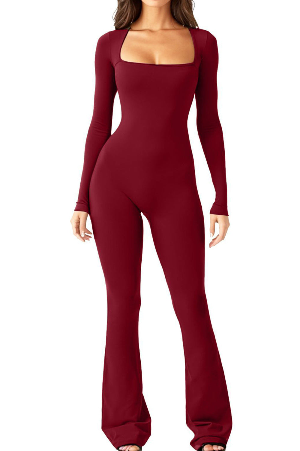 Damen Overall mit langen Ärmeln und weitem Bein Stalluxe