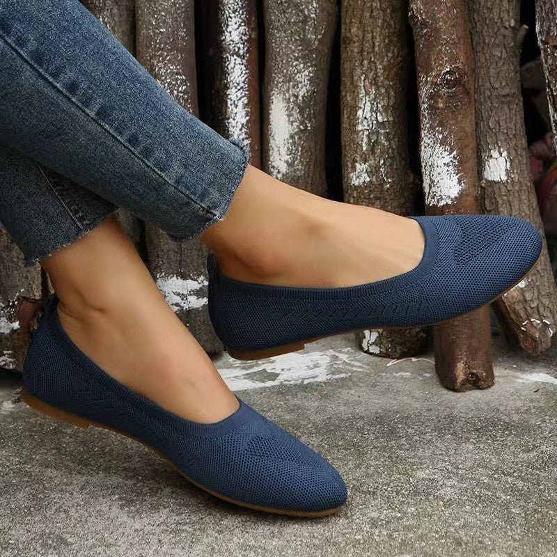 Damen Ballerinas mit atmungsaktivem Obermaterial Stalluxe