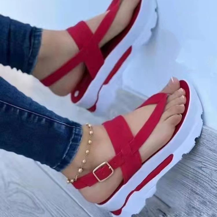 Damen modische Riemensandalen mit anatomischem Fußbett und robustem Design Stalluxe