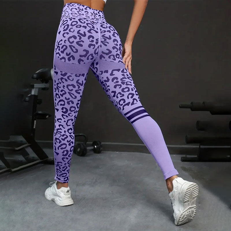 Damen Sportleggings mit Tiermuster und hohem Taillenschnitt Stalluxe