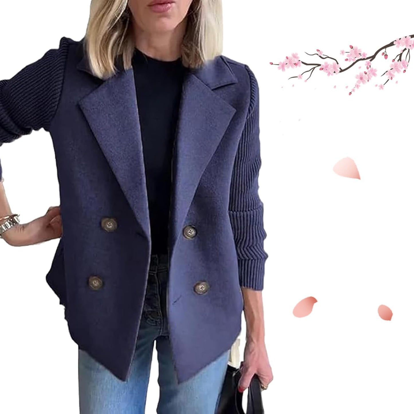 Damen modische Überwurfjacke Stalluxe